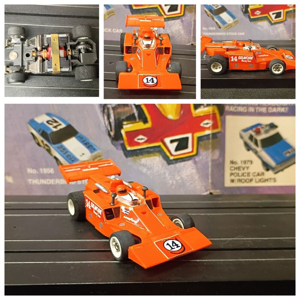 Aurora AFX G-Plus Foyt Gilmore Indy Special #14 HO Slot Car G-Plus Track Tested